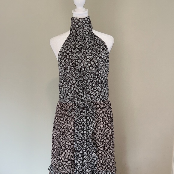 Sabina Musayev Floral-Print Tiered Gown New Size Small - Picture 7 of 13